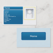 Dark LinkedIn - Business Visitekaartje (Voorkant / Achterkant)