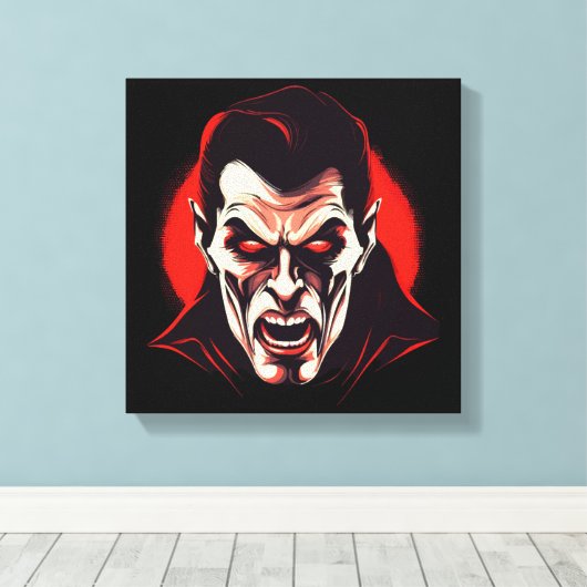 Dark Lord Canvas Afdruk (Insitu (Houten vloer))