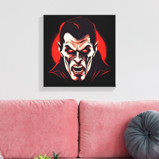 Dark Lord Canvas Afdruk (Insitu (Woonkamer))
