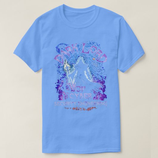 Dark Lord of Cyber Security Engineering T-shirt (Design voorkant)