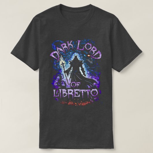Dark Lord of Libretto T-shirt (Design voorkant)