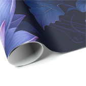 Dark Lotus Night Wrapping Paper Cadeaupapier (Rol Hoek)