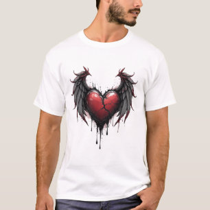 dark love angel t-shirt