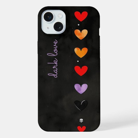 Dark Love iPhone / iPad hoesje 15 Plus Case (Achterkant)