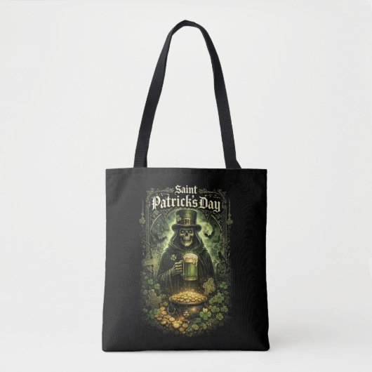 Dark Luck of Saint Patrick Tote Bag (Voorkant)