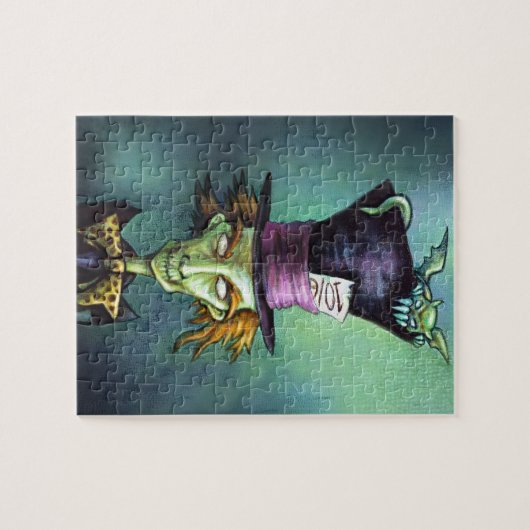 Dark Mad Hatter uit Alice in Wonderland Legpuzzel (Horizontaal)