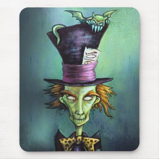 Dark Mad Hatter uit Alice in Wonderland Muismat (Voorkant)