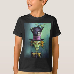 Dark Mad Hatter uit Alice in Wonderland T-shirt