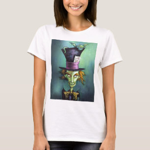 Dark Mad Hatter uit Alice in Wonderland T-shirt