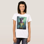 Dark Mad Hatter uit Alice in Wonderland T-shirt (Voorkant volledig)