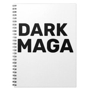 Dark Maga Grappig Halloween Trump 2024 Notitieboek