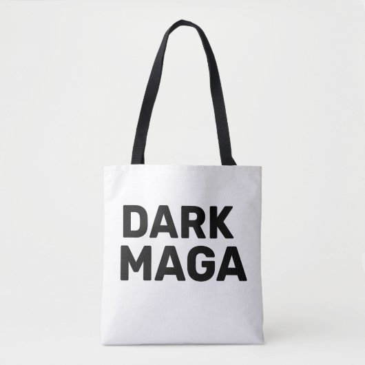Dark Maga Grappig Halloween Trump 2024 Tote Bag (Voorkant)
