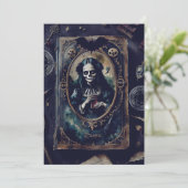 Dark Magic Halloween Party Kaart (Staand voorkant)