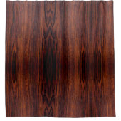 Dark Mahogany wood grain | bruin houten patroon Douchegordijn (Voorkant)