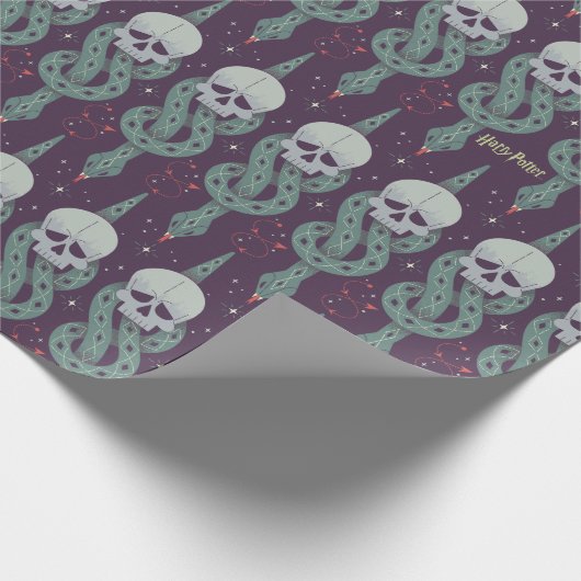 Dark Mark Geometric Icon Pattern Cadeaupapier (Hoek)