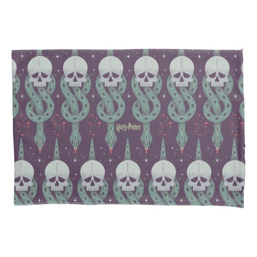 Dark Mark Geometric Icon Pattern Kussensloop (Voorkant)