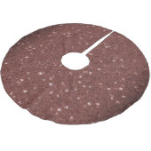 Dark Maroon Glitter Texture Vignetted Background Kerstboom Rok (Gekanteld)