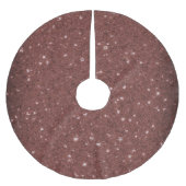 Dark Maroon Glitter Texture Vignetted Background Kerstboom Rok (Voorkant)