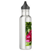 Dark Maroon velvet peonies Waterfles (Links)