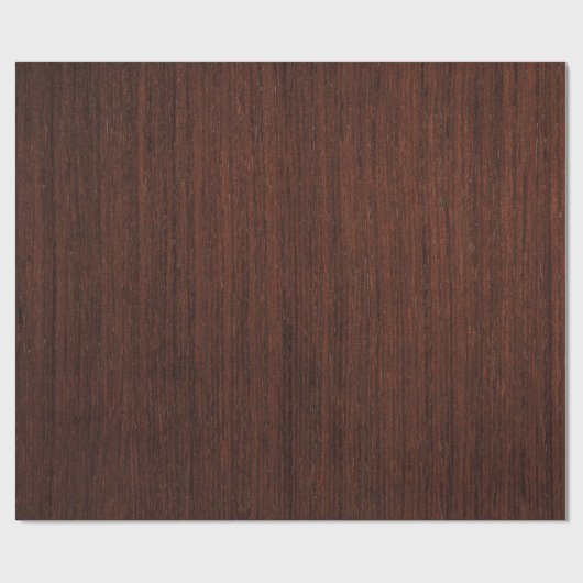 Dark marron wood smooth clear cadeaupapier (Vlak)