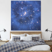 Dark Matter Ring in een Galaxy Cluster Canvas Afdruk (Insitu (Slaapkamer))