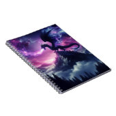 Dark, Medieval Ethereal Dragon  Notitieboek (Rechterzijde)