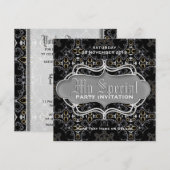 Dark Medieval Tribal Fusion Special Party Uitnodig Kaart (Voorkant / Achterkant)