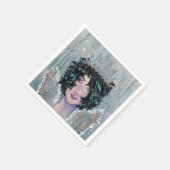 Dark Melancholy Brunette Angel Servet (Hoek)