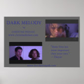 Dark Melody Poster (Voorkant)