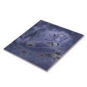 Dark Mermaid Tile Tegeltje (Zijkant)