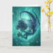 Dark Mermaid Wenskaart - Secret Kisses Kaart (Gele Bloem)