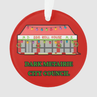 Dark Metairie Kerstversier Ornament
