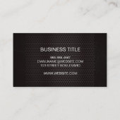 Dark Metallic Grill Visitekaartje (Achterkant)