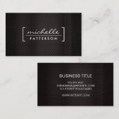 Dark Metallic Grill Visitekaartje (Voorkant / Achterkant)