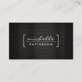 Dark Metallic Grill Visitekaartje (Voorkant)