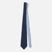 Dark Midnight Blue Neck Tie Stropdas (Voorkant)