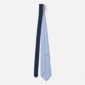 Dark Midnight Blue Neck Tie Stropdas (Achterkant)