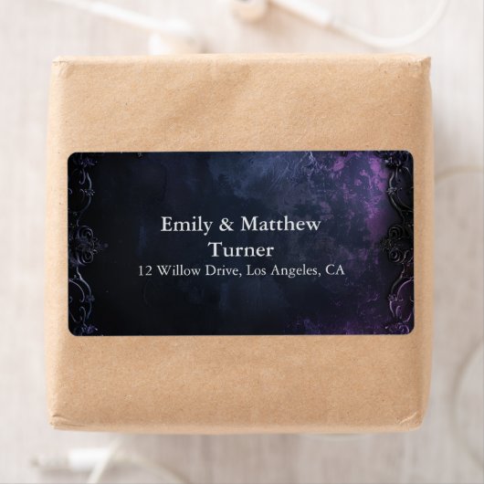 Dark Midnight Gothic Elegance Etiket (Insitu)