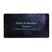 Dark Midnight Gothic Elegance Etiket (Voorkant)