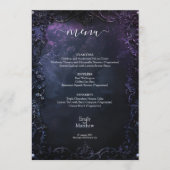 Dark Midnight Gothic Elegance Menu (Voorkant)