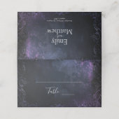 Dark Midnight Gothic Elegance Plaatskaartje (Buitenkant ongevouwen)