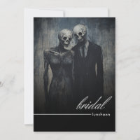 Dark Midnight Paarse Bloemen Romance Bruids Lunch