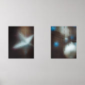 Dark Misted Steamy Window met kerstballen Muurkunst Sets (Voorkant)