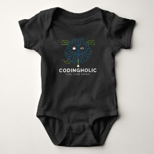 Dark Mode Coder Baby Cadeau Nieuwe ontwikkelaar Romper