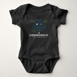 Dark Mode Coder Baby Gift | Developer New Romper