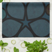 Dark Modern Floral Kitchen Towel Theedoek (Gevouwen)