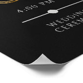 Dark Moody Bourgondië & Crème Pioenen Orde van het Poster (Hoek)