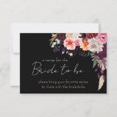 Dark Moody Bring a Recept Enclousure Kaart (Voorkant)