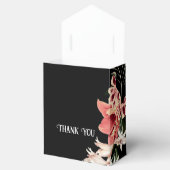 Dark Moody Dank u bruiloft gunst dozen Bedankdoosjes (Geopend)