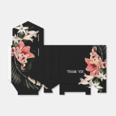 Dark Moody Dank u bruiloft gunst dozen Bedankdoosjes (Uitgevouwen)